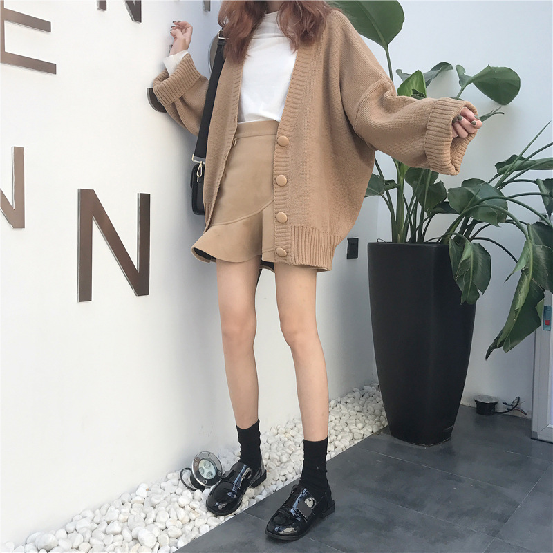 Title 4, Loose knitted sweater coat