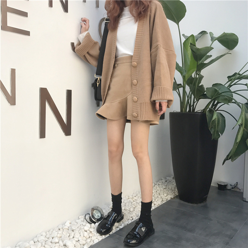 Title 7, Loose knitted sweater coat