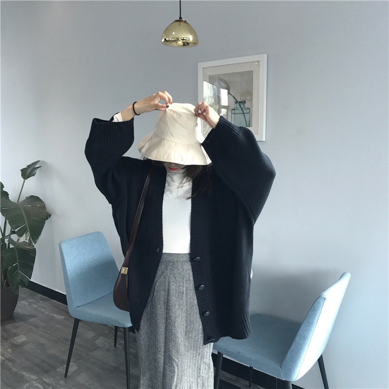 Title 14, Loose knitted sweater coat