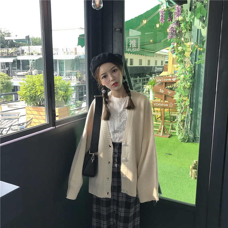 Title 21, Loose knitted sweater coat