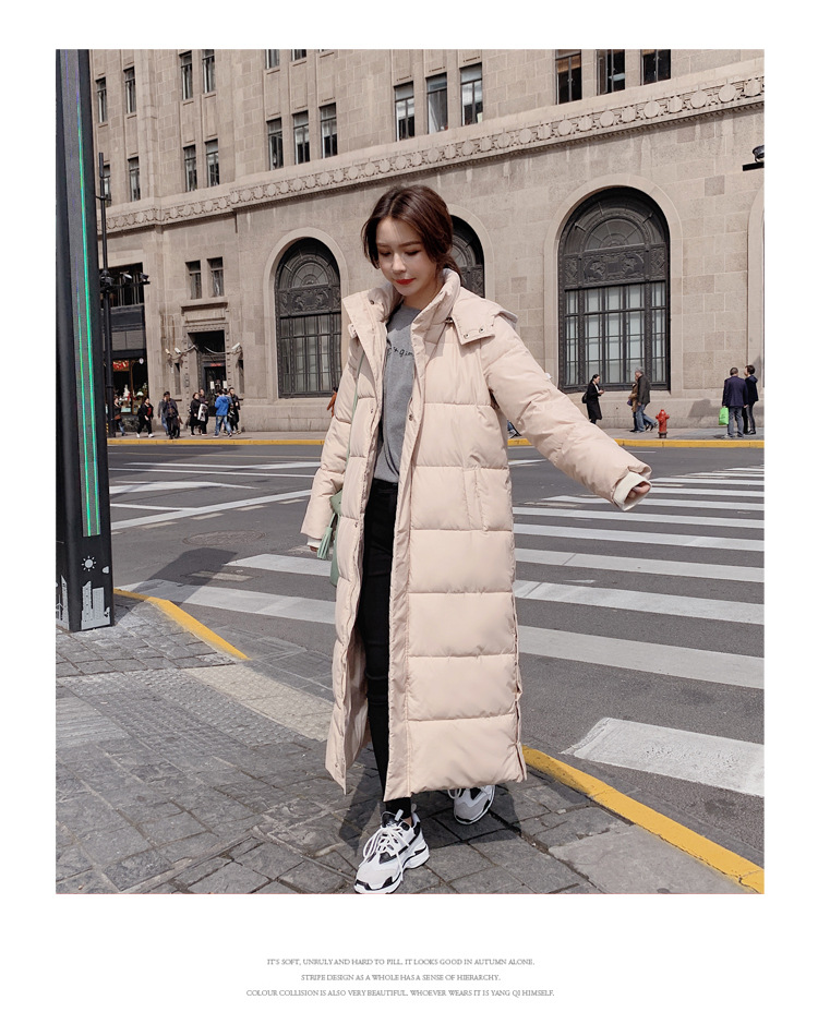 Title 1, Womens Down Cotton Jacket, Mid-length Korean S...