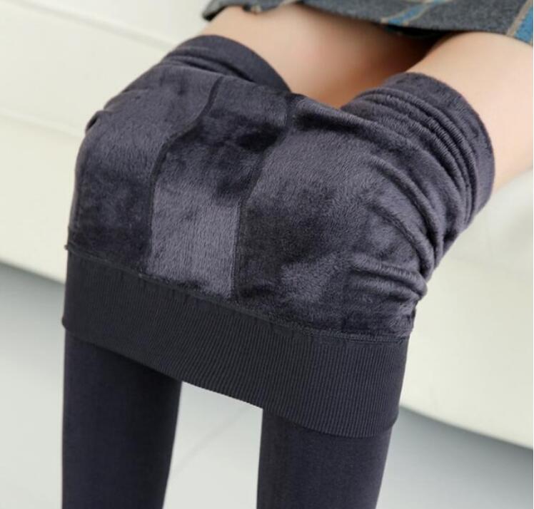 Title 5, Plus Samt verdickende Leggings für Damen, warm ...