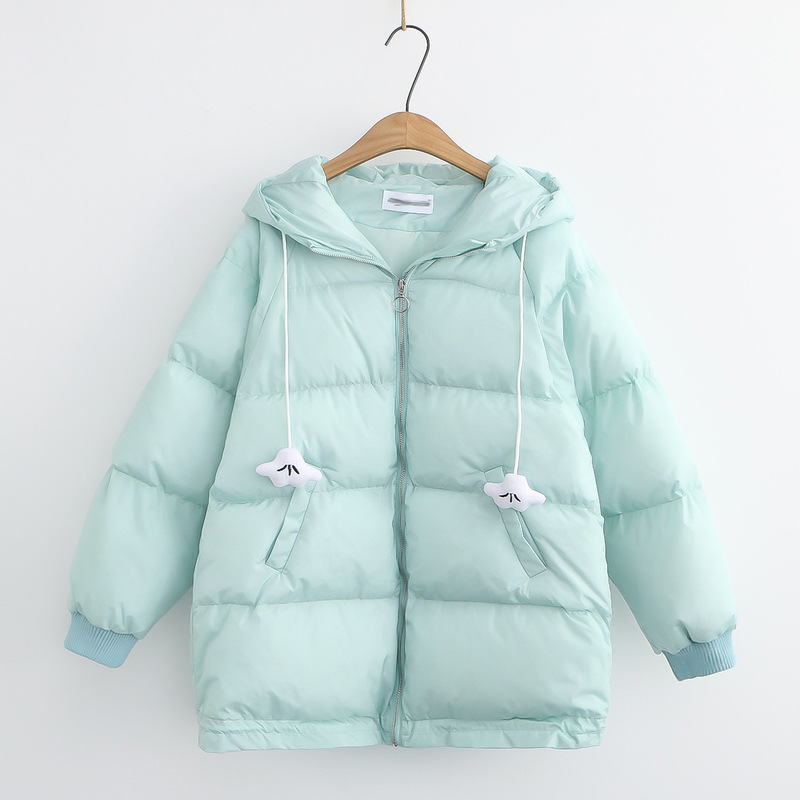 Title 6, Lose Kapuze -Baumwolljacke Student Cotton Jacke