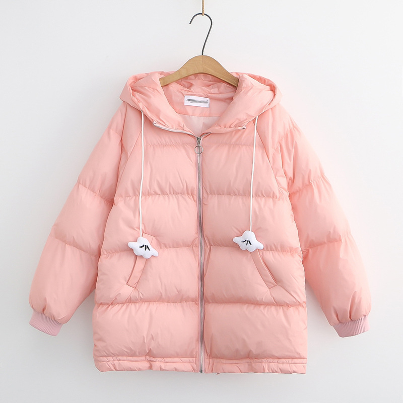 Title 7, Lose Kapuze -Baumwolljacke Student Cotton Jacke