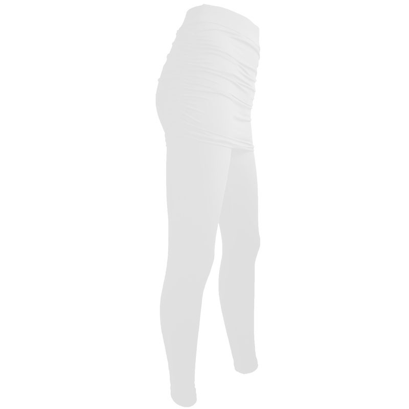 Title 13, Hip-Side Pleated Leggings offer a sleek silhoue...