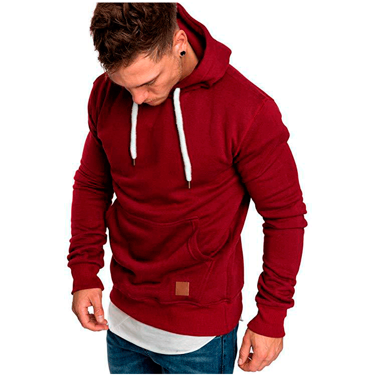 Title 7, new mens solid color outdoor sports sweater ca...