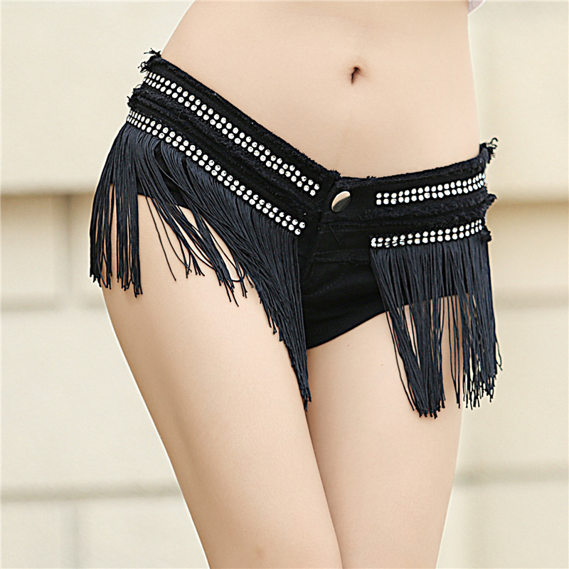 Title 8, Slim Skinny Fringe Super Shorts for a Stylish S...