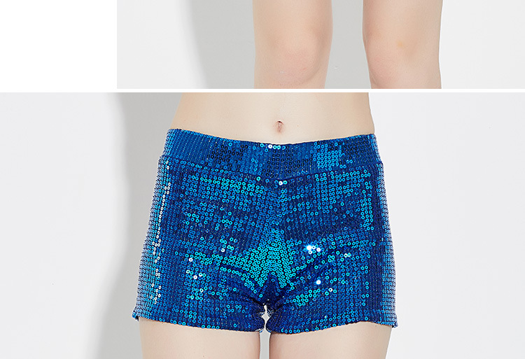 Title 1, High-elastic stretchable sequin shorts provide ...