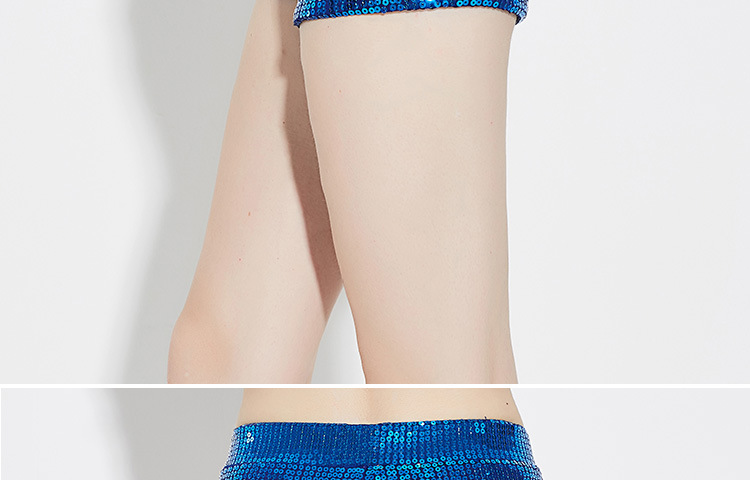 Title 5, High-elastic stretchable sequin shorts provide ...