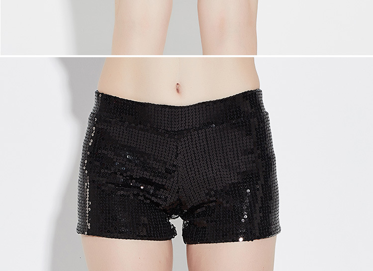 Title 7, High-elastic stretchable sequin shorts provide ...