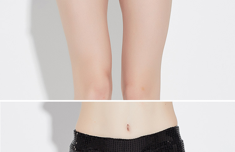 Title 8, High-elastic stretchable sequin shorts provide ...