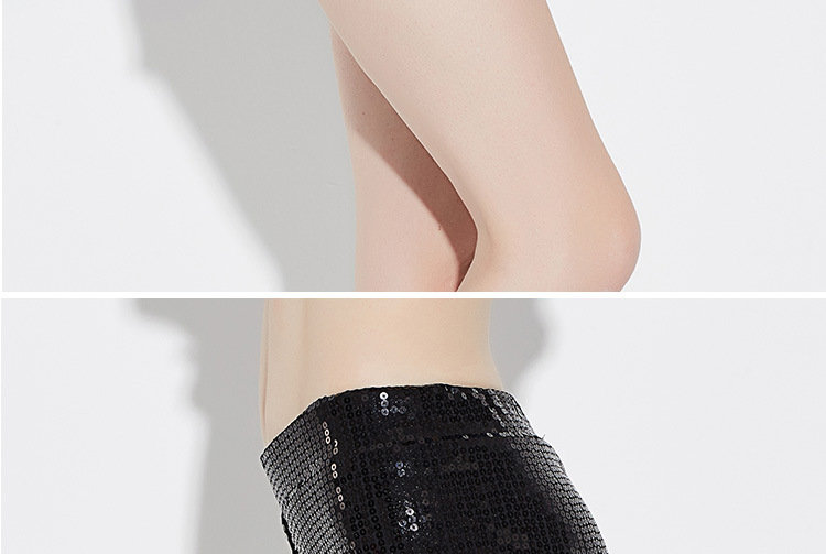 Title 11, Shorts a paillettes elasticizzati e stretch ad ...