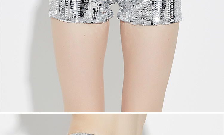 Title 15, Shorts a paillettes elasticizzati e stretch ad ...