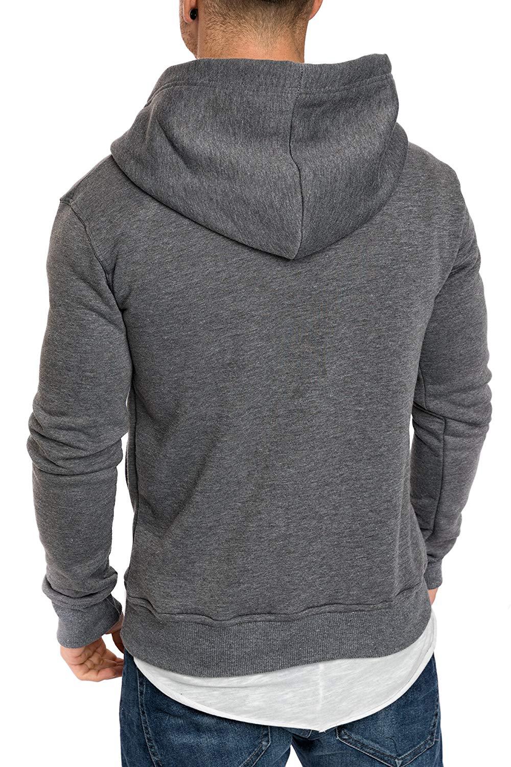 Title 4, Button-trimmed hooded fleece sweatshirt