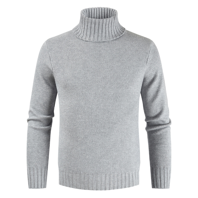 Title 13, Mens pullover turtleneck solid color sweater