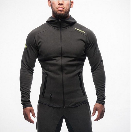 Title 4, Spring and Autumn Slim Running Hoodie Sweater J...