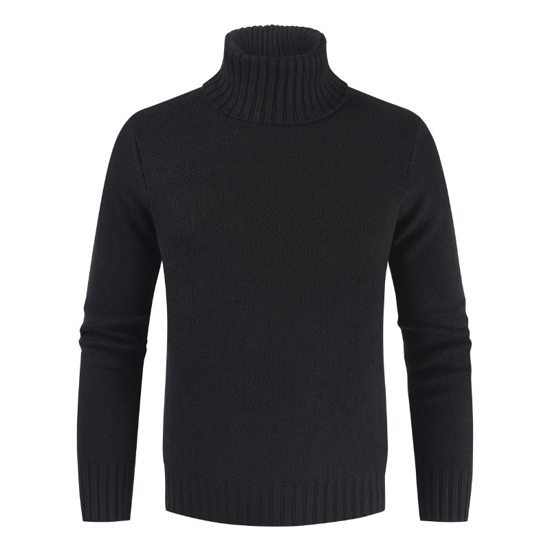 Title 14, Mens pullover turtleneck solid color sweater