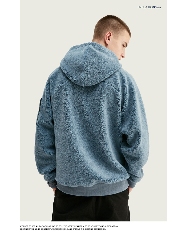 Title 23, Solid color raglan sleeve hooded cashmere sweater