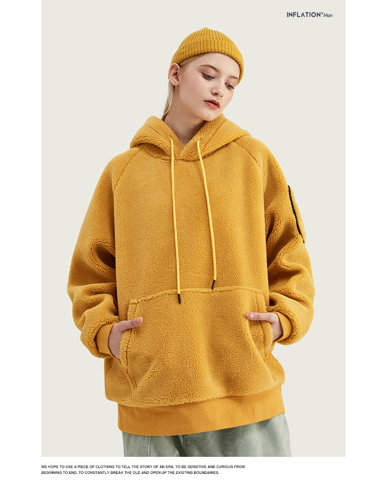 Title 26, Solid color raglan sleeve hooded cashmere sweater