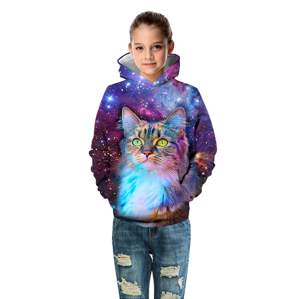 Title 4, Digital print childrens large Hoodie bottoming...