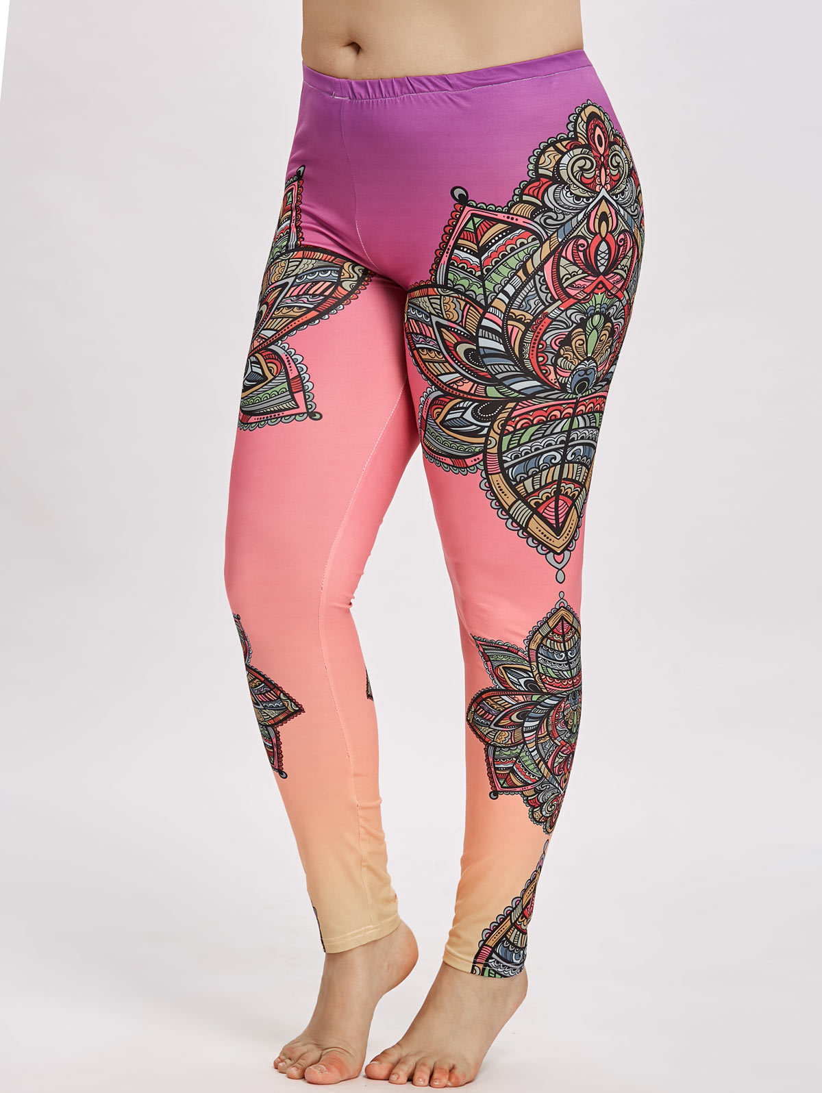 Title 2, Printed Yoga Pants for Women High Waist, Moistu...