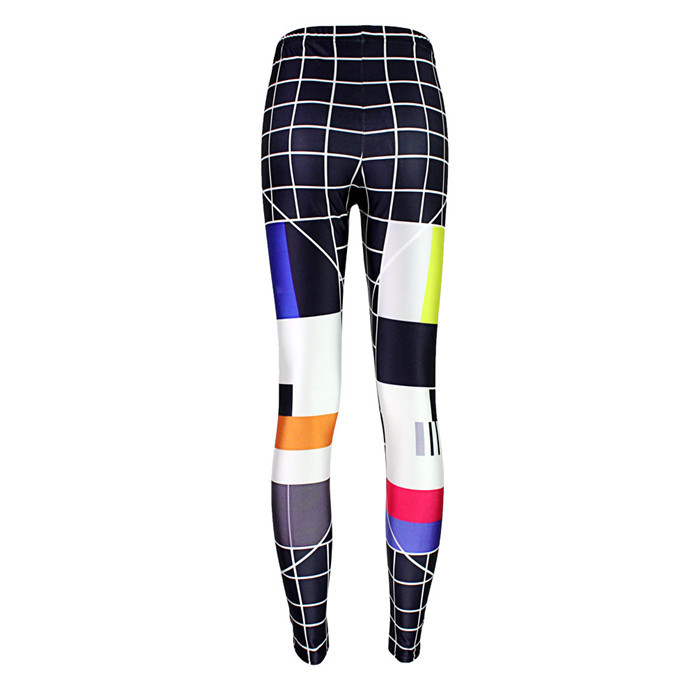 Title 2, Black bottom plaid tight leggings