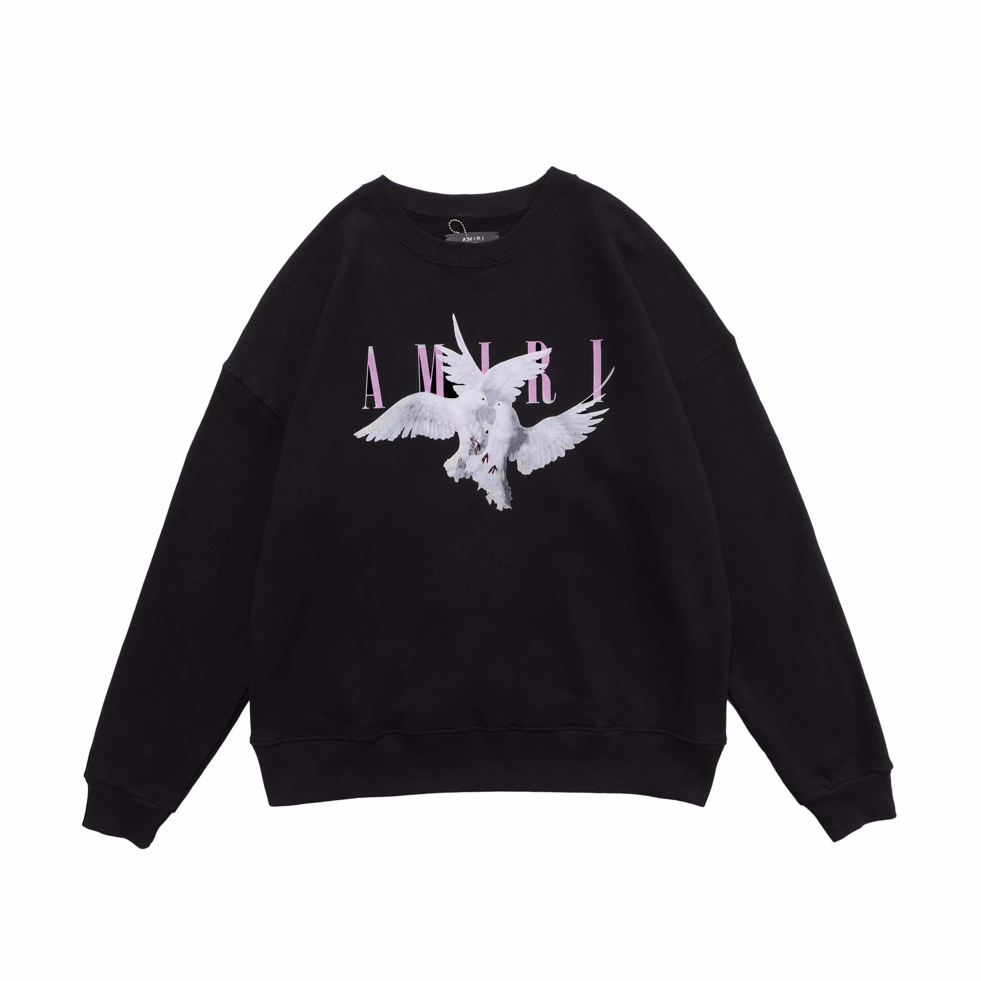 Title 1, Peace Pigeon Oversize Pullover Crew Neck Sweate...