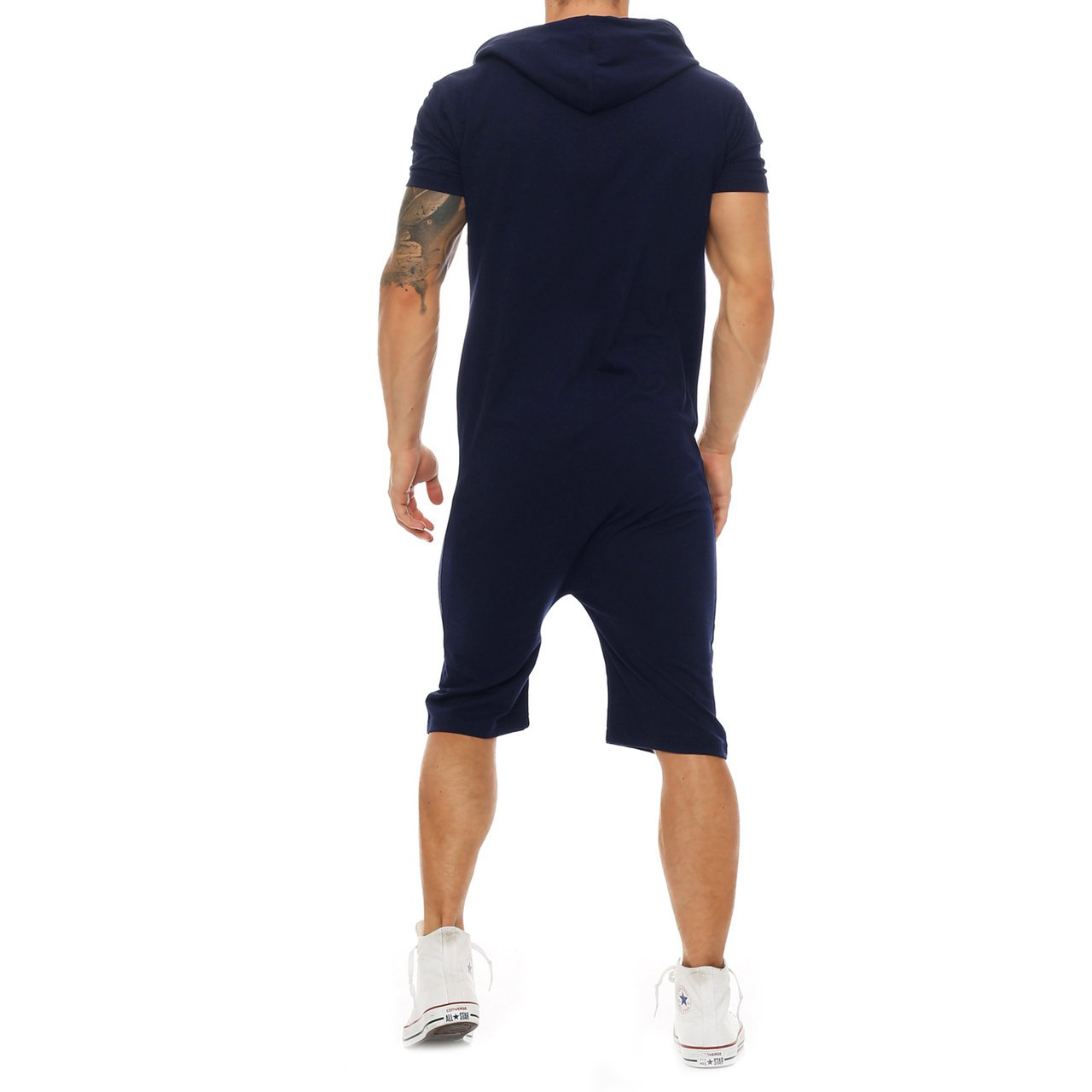 Title 5, Mens Slim Fashion Short Sleeve Jumpsuit