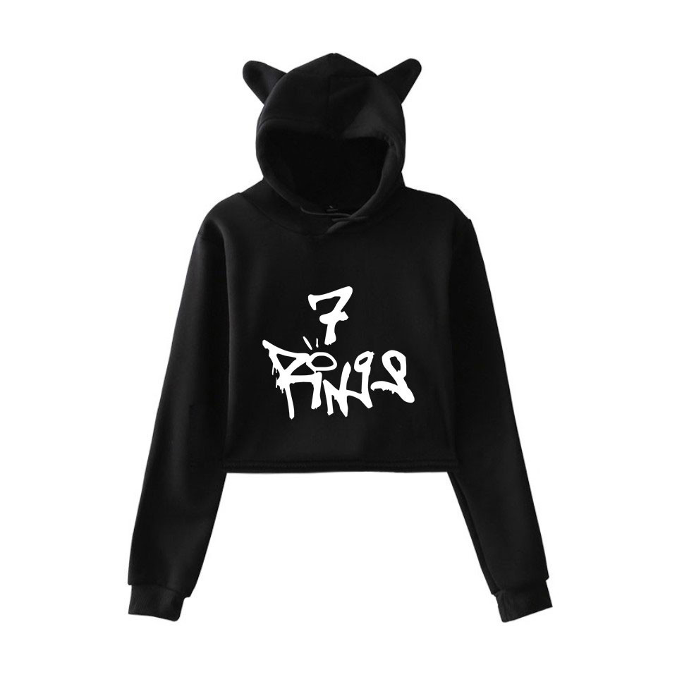 Title 7, Fake two-piece hooded sweater women