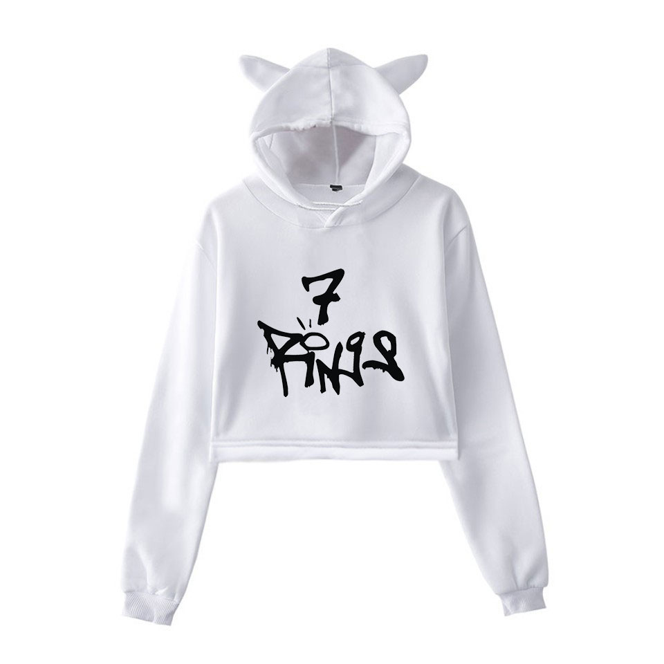 Title 8, Fake two-piece hooded sweater women