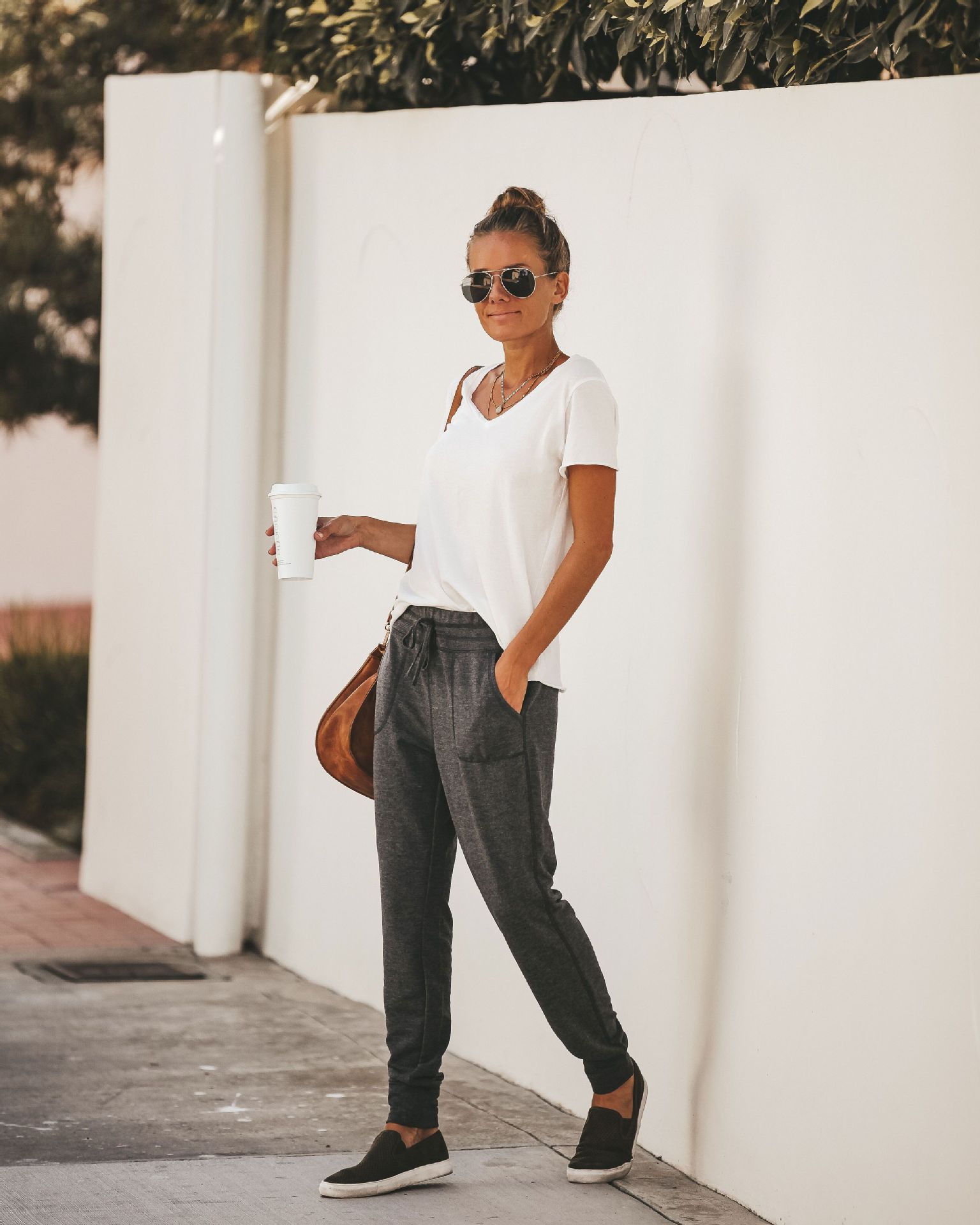 Title 2, Drawstring casual pencil pants