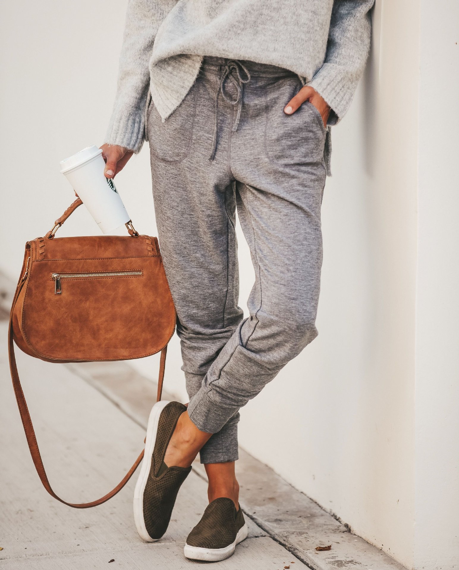 Title 22, Drawstring casual pencil pants