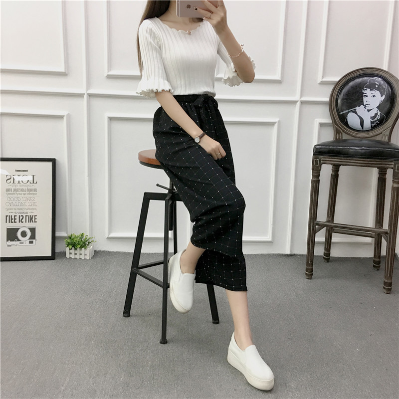 Title 59, Wide-leg pants Loose flared pants High waist