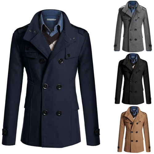 Title 1, Medium and long woolen trench coat