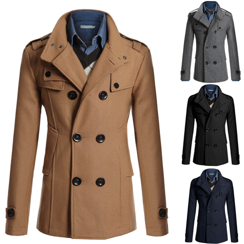 Title 2, Medium and long woolen trench coat