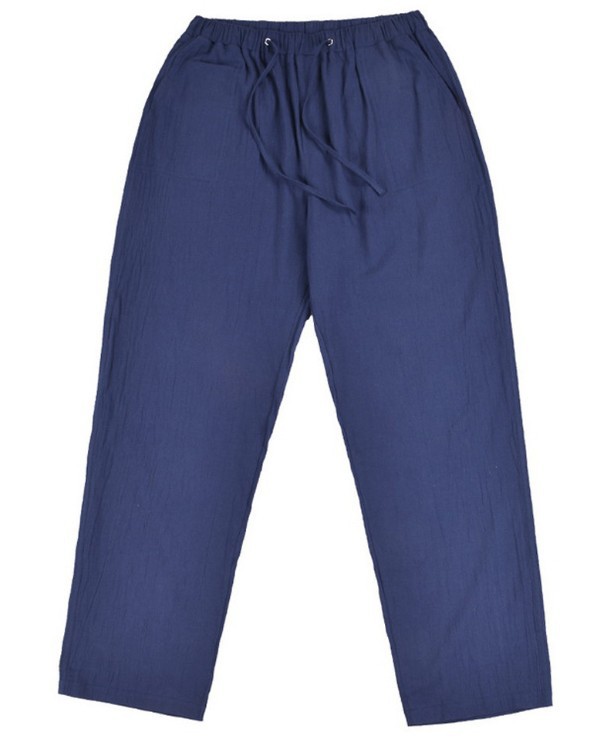 Title 9, Pantalones de lino de hombre talla grande con b...