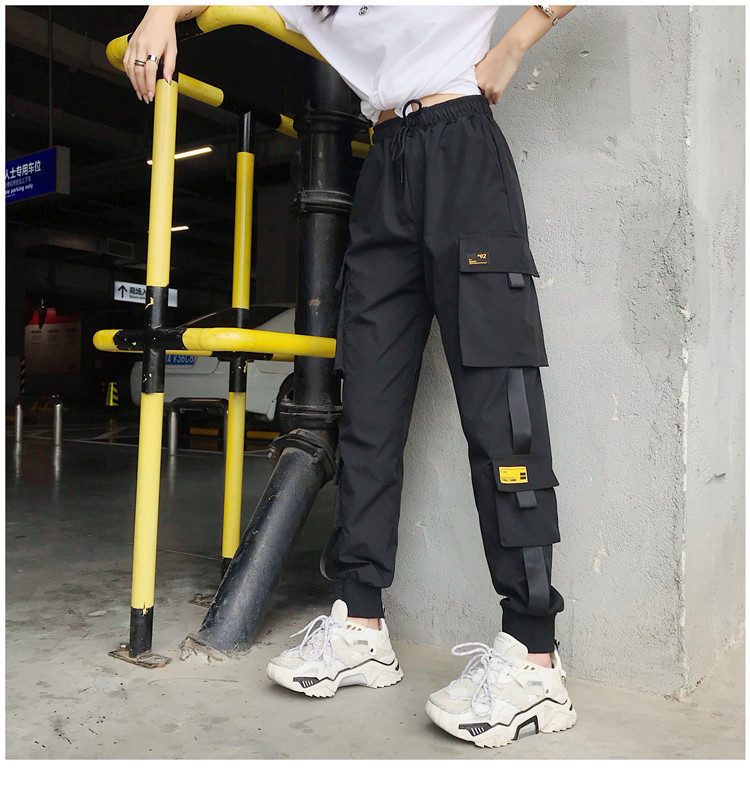 Title 9, Hong Kong style beam foot sports overalls femal...