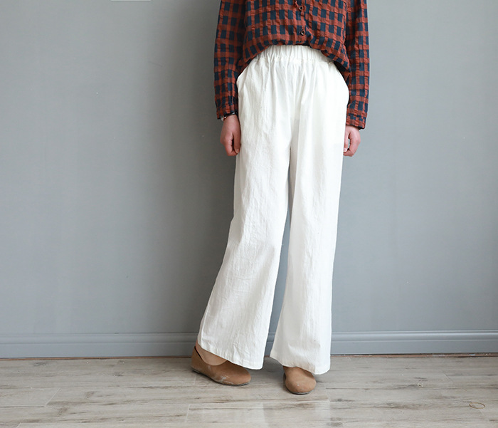 Title 14, Solid color cotton and linen retro simple casua...