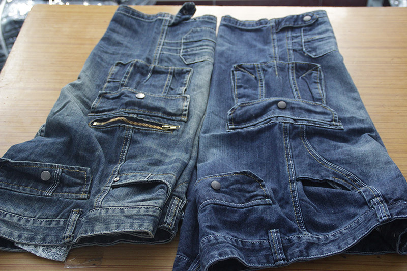 Title 3, Shorts jeans casuais cropped com bolsos, ideais...