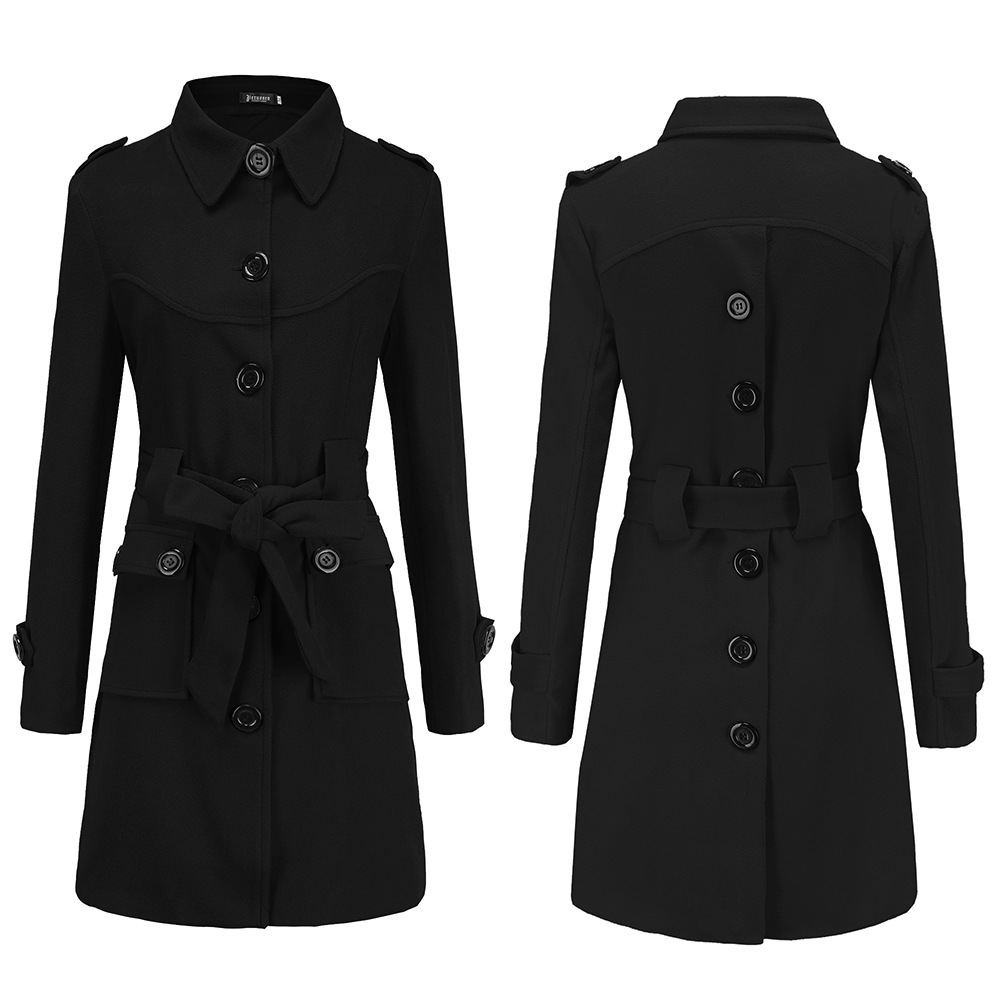 Title 6, Womens Woolen Overcoat Stay warm and stylish t...