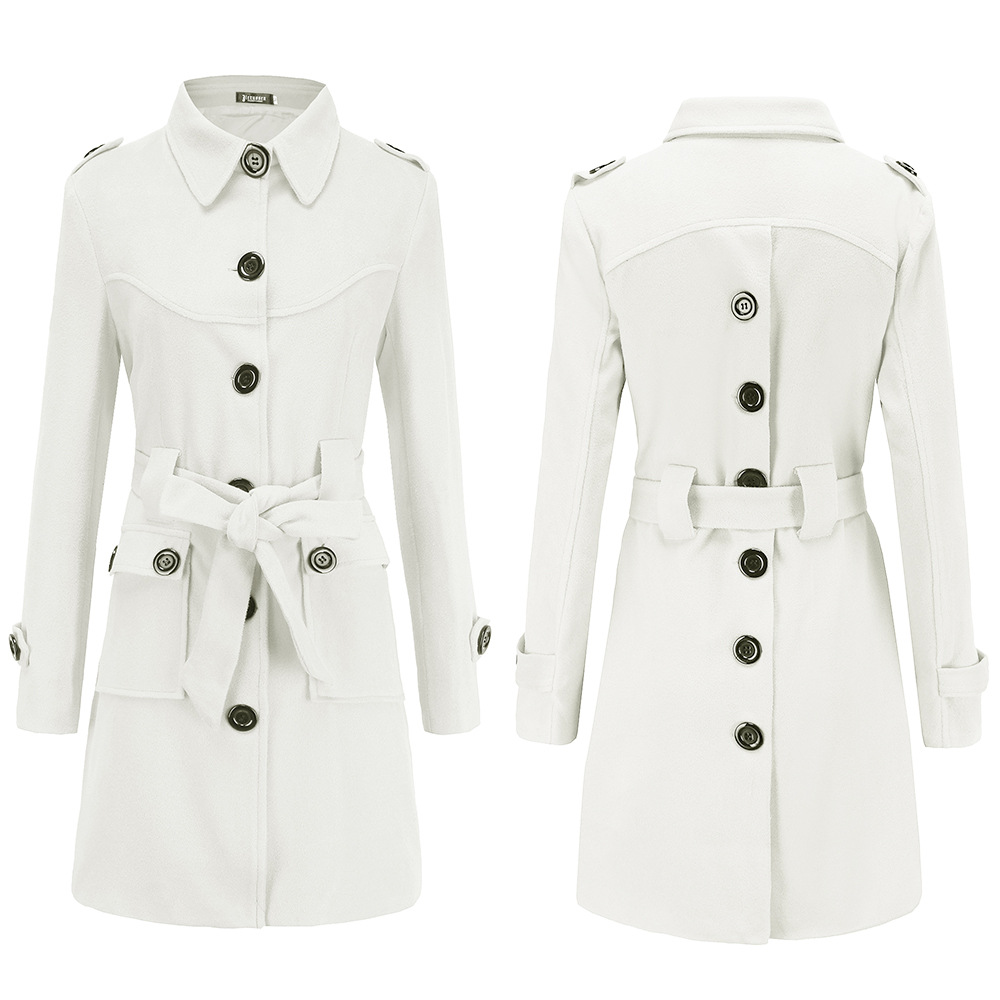 Title 8, Womens Woolen Overcoat Stay warm and stylish t...