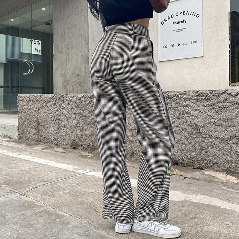 Title 6, Straight casual pants street shooting suit trou...