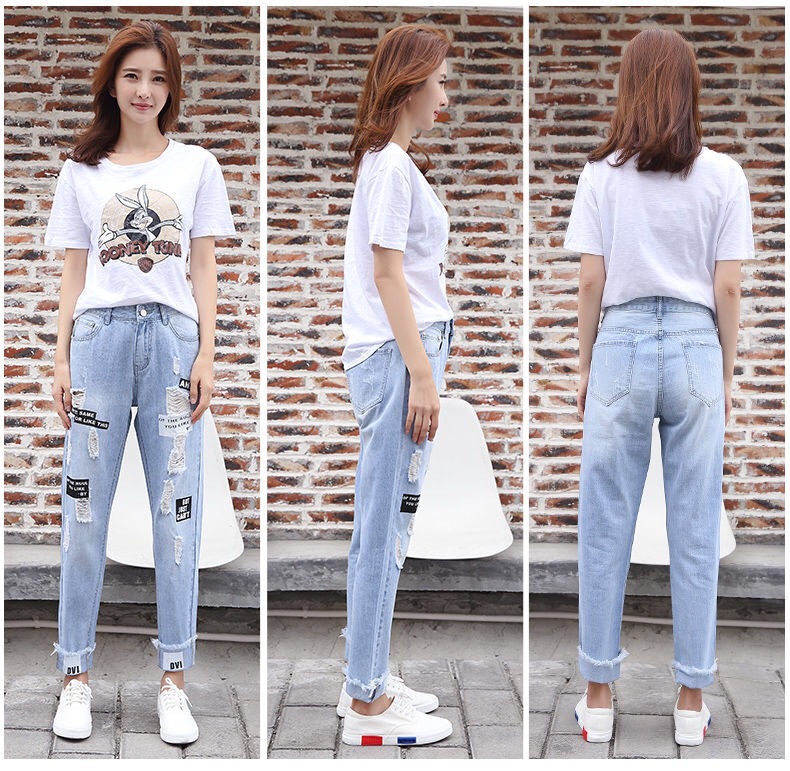 Title 8, Jeans de talle alto, rectos, cropped y rotos pa...