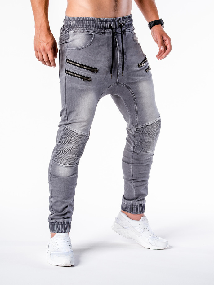 Title 11, Pantalon de survêtement zippé hip hop jeans. Co...