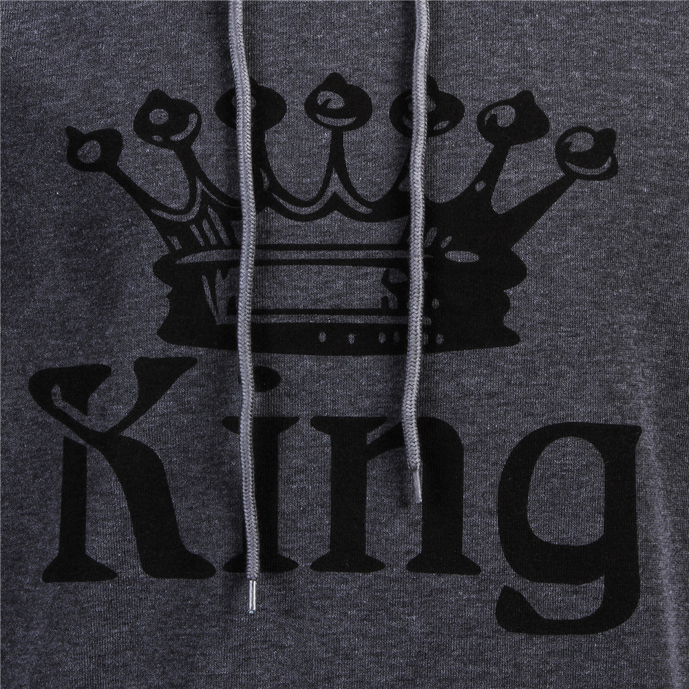 Title 3, KING QUEEN letter sweatshirt