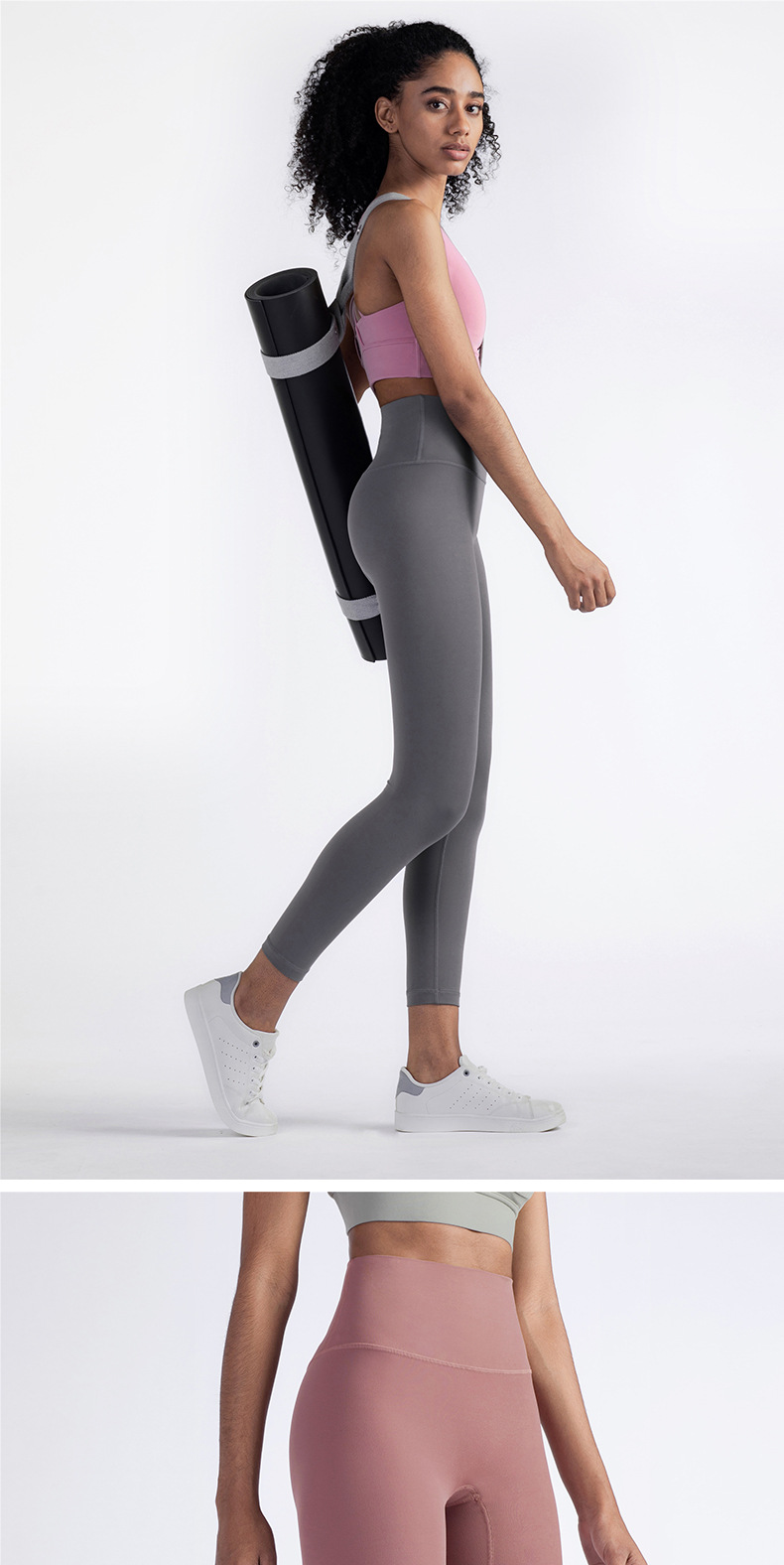 Title 2, High waist sport yoga broek voor dames, slankma...