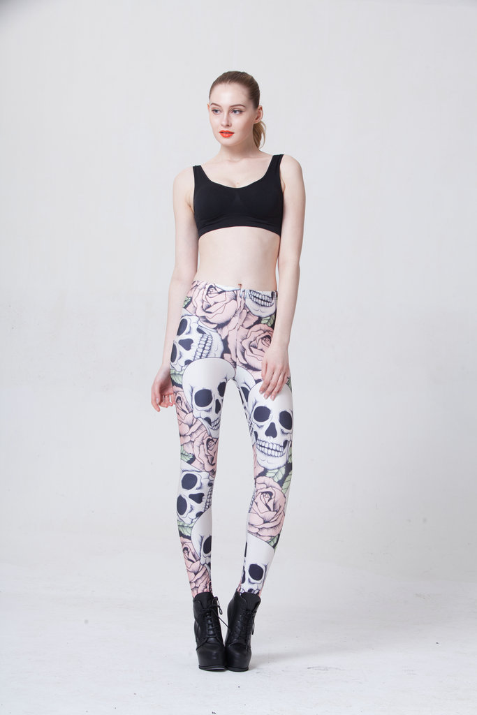 Title 2, Leggings con teschi da donna