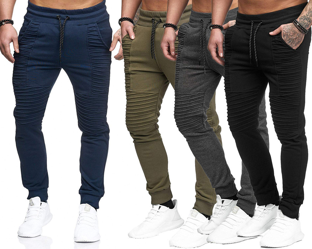 Title 2, Mens Casual Sports Pants Hip Hop Striped Fitne...