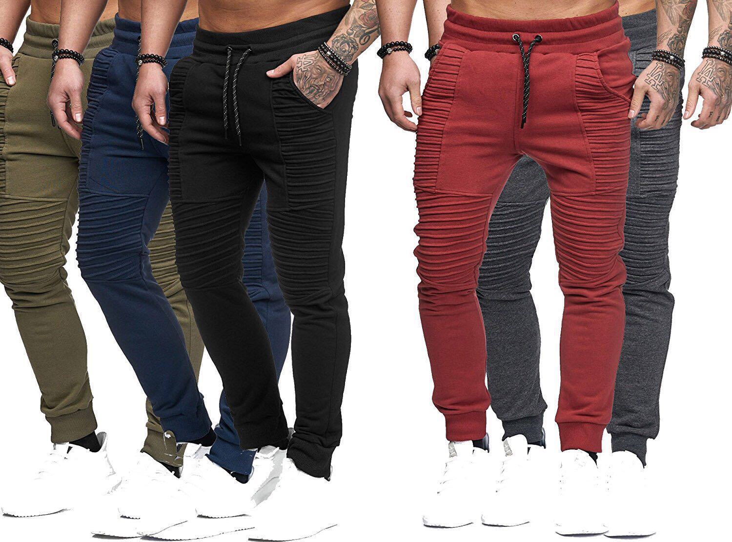 Title 3, Mens Casual Sports Pants Hip Hop Striped Fitne...