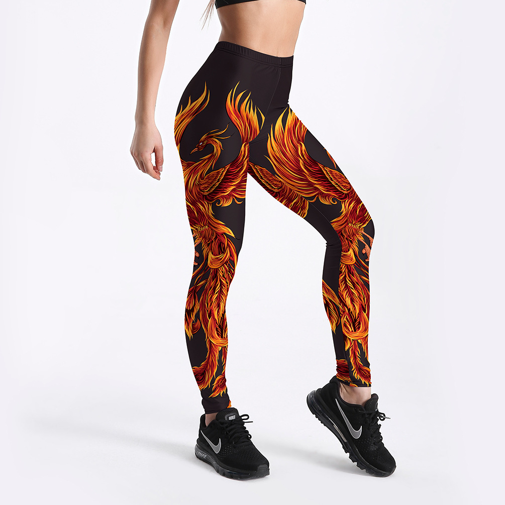 Title 1, Rising Phoenix Yoga Workout Leggings for women,...